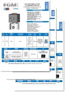 Catalogue electrovannes